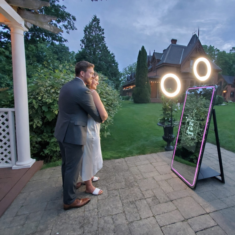 Magic Mirror V2 setup at an event